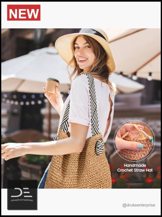 Amazon.com: Summer Casual Straw Tote Bag Large Capacity  Straw Tote Bag Crossbody Shoulder Handbag Large Summer Beach Casual Boho